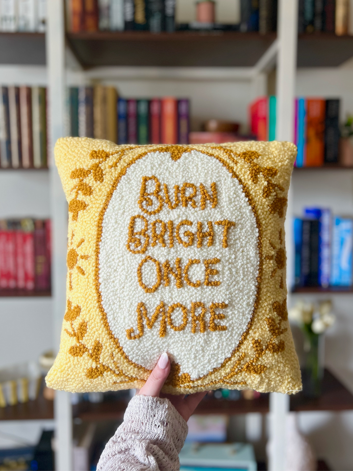 Burn Bright Once More Pillow image 1