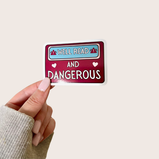 Well Read and Dangerous Sticker image 1