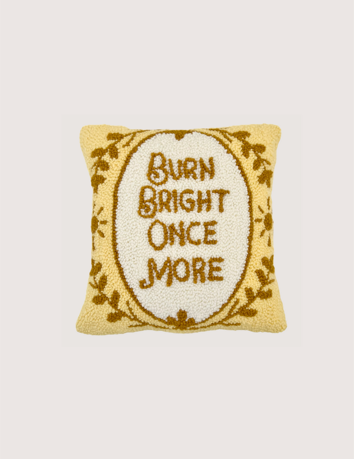 Burn Bright Once More Pillow image 0