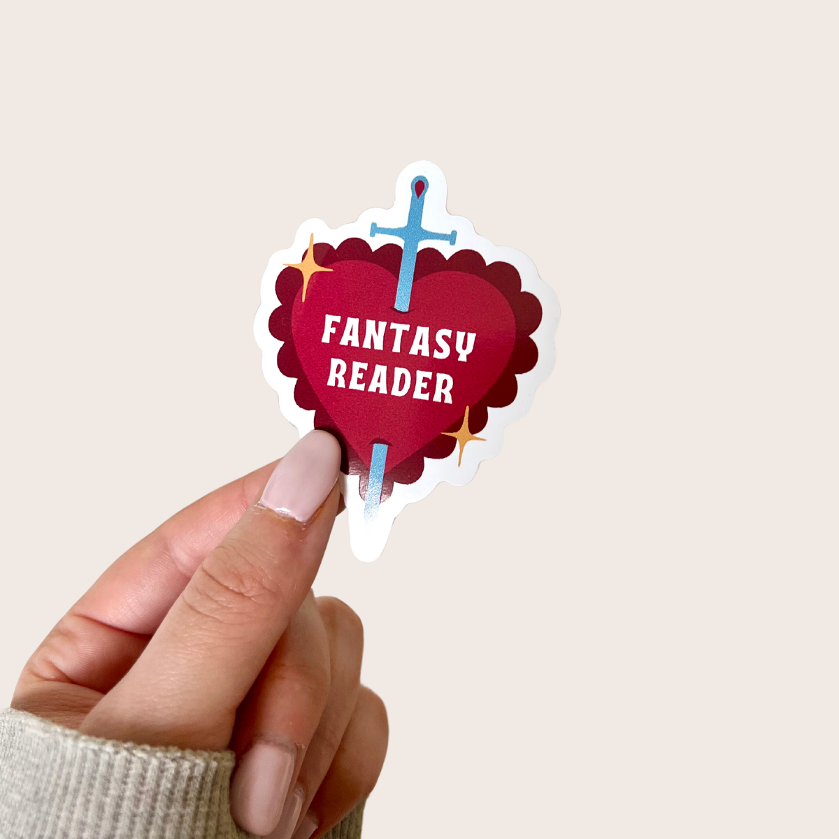 Fantasy Reader Sticker image 1