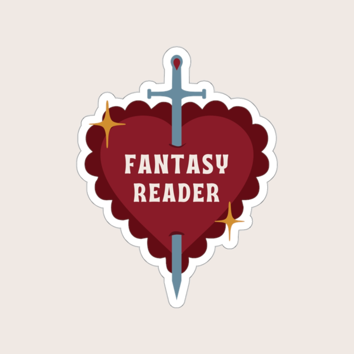 Fantasy Reader Sticker image 0