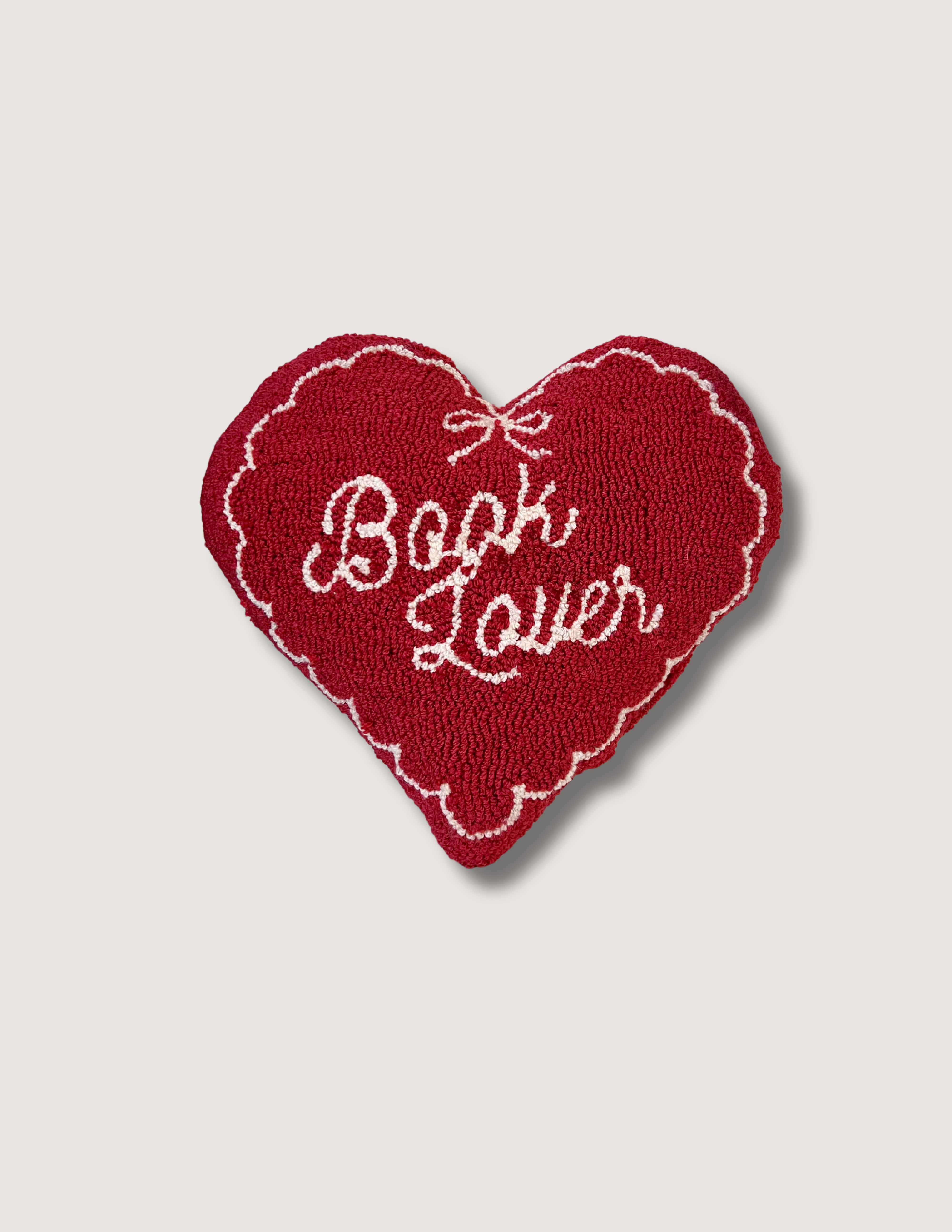 Book Lover Heart Pillow (PREORDER)