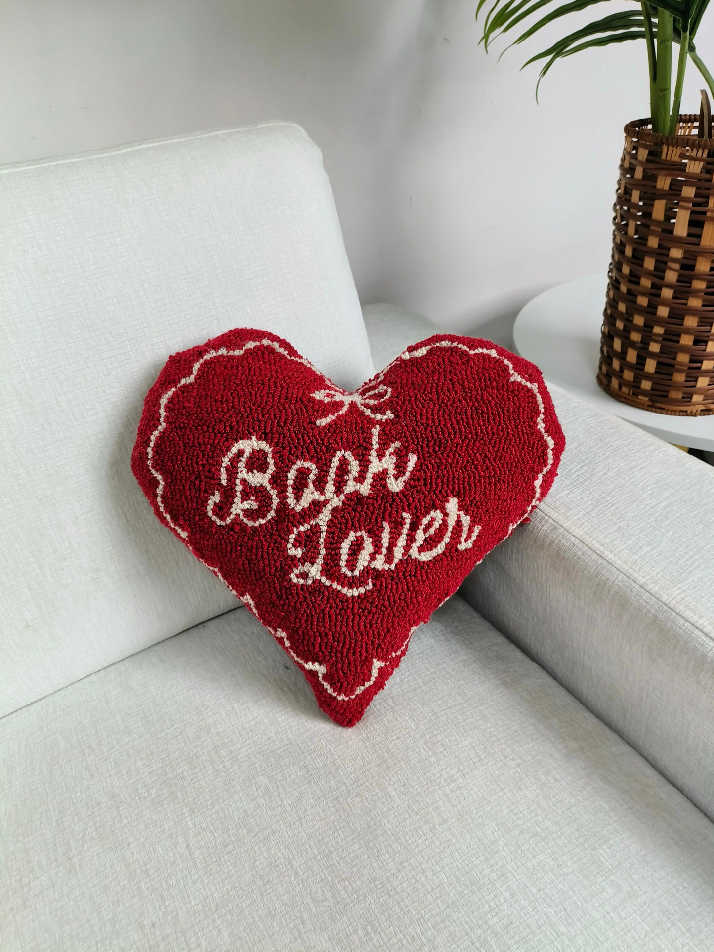 Book Lover Heart Pillow (PREORDER)